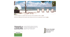 Desktop Screenshot of kalinawresort.com